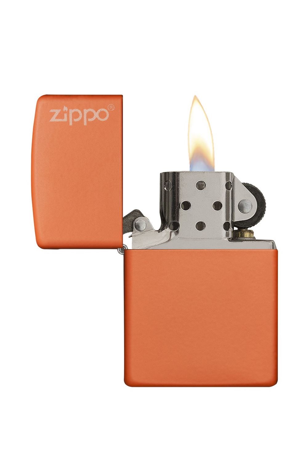 Zippo Çakmak Turuncu Orange Matte Logo 231zl