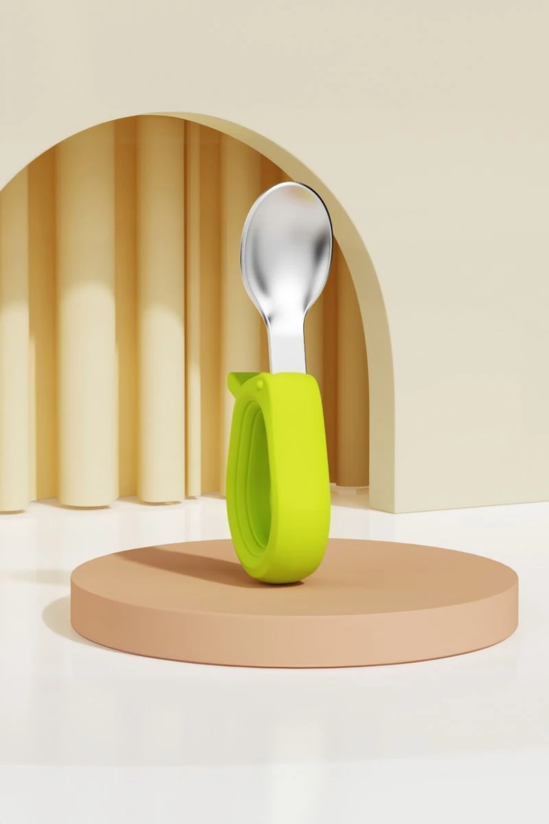 304 Çelik Bebek Çocuk Kaşık ve Çatal Seti cin769