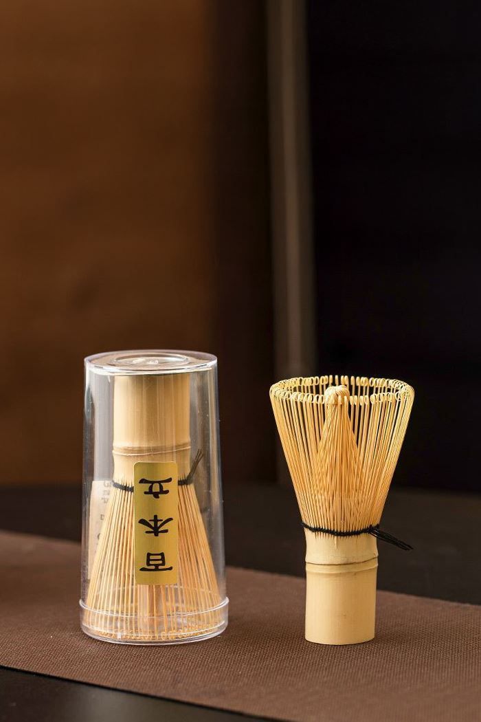 4lü Matcha Set Kase Kaşık Whisk Tutucu Bambu Whisk Çırpıcı ve Bambu Kaşık mt248