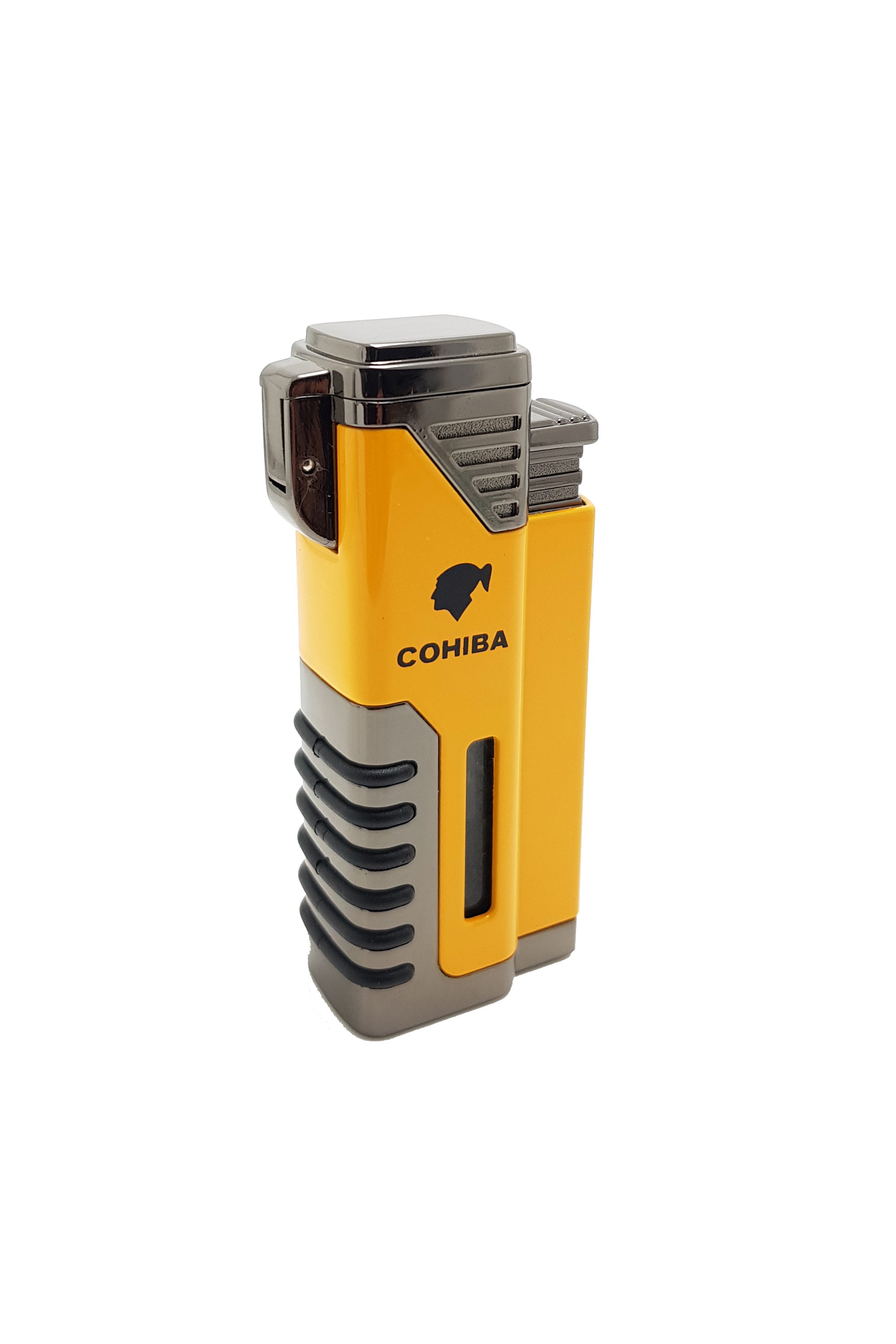 Cohiba 4 Pürmüz Alevli Sarı Metal Puro Çakmağı ra19sr