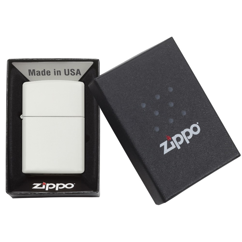 Zippo Çakmak Regular Mat Beyaz White Matte 214-000560