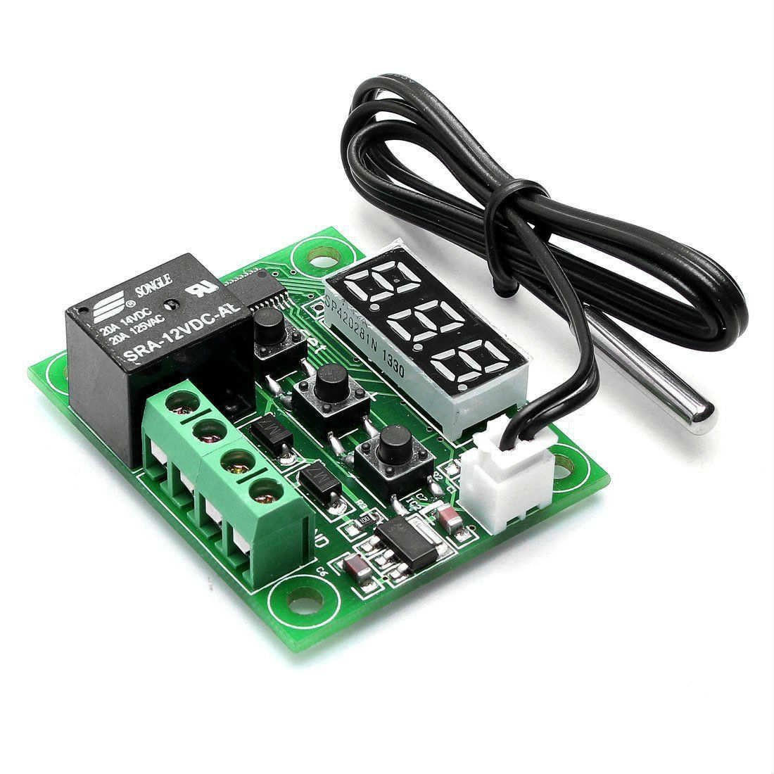 Dijital Termostat 12v Akvaryum,Kuluçka,Buzdolabı Termostat thr205
