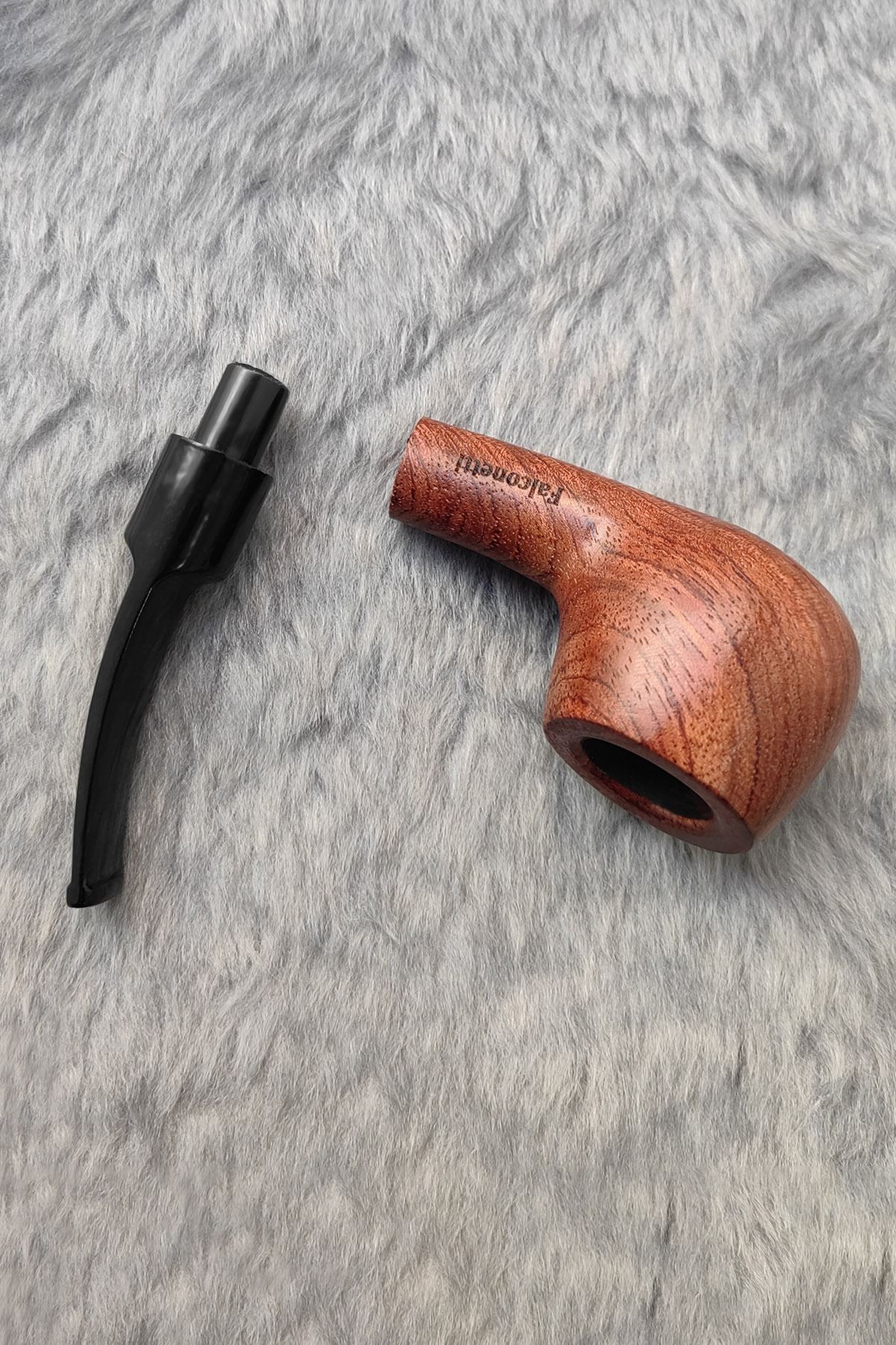 Falconetti Kahverengi Sandalwood Ahşap Pipo rc90