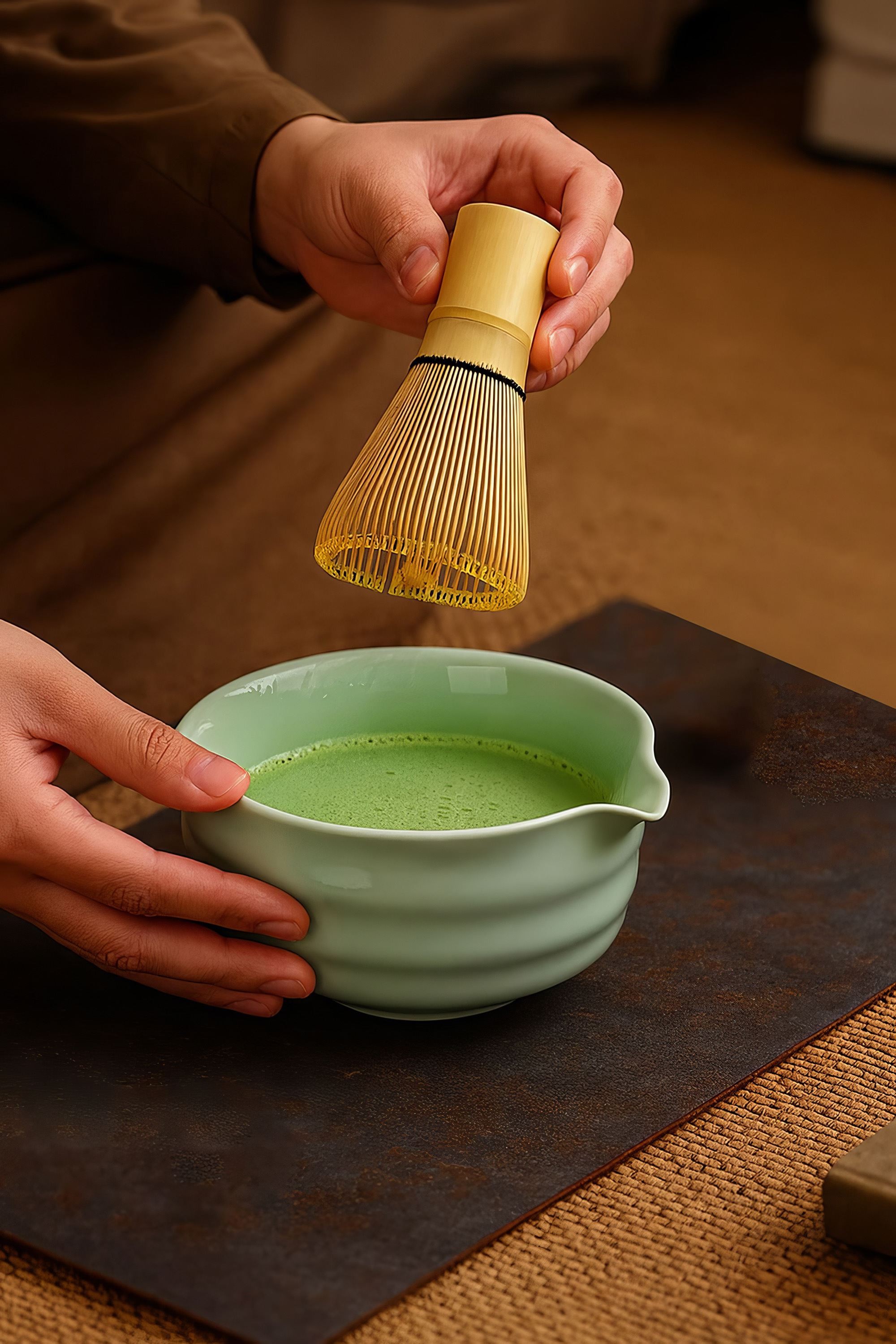Seramik Matcha Çayı Köpürtme Kasesi Chawan mt215