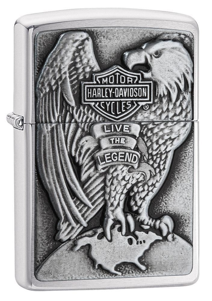 Zippo Çakmak Harley Davidson Demir Kabartma 200hd-h231-036