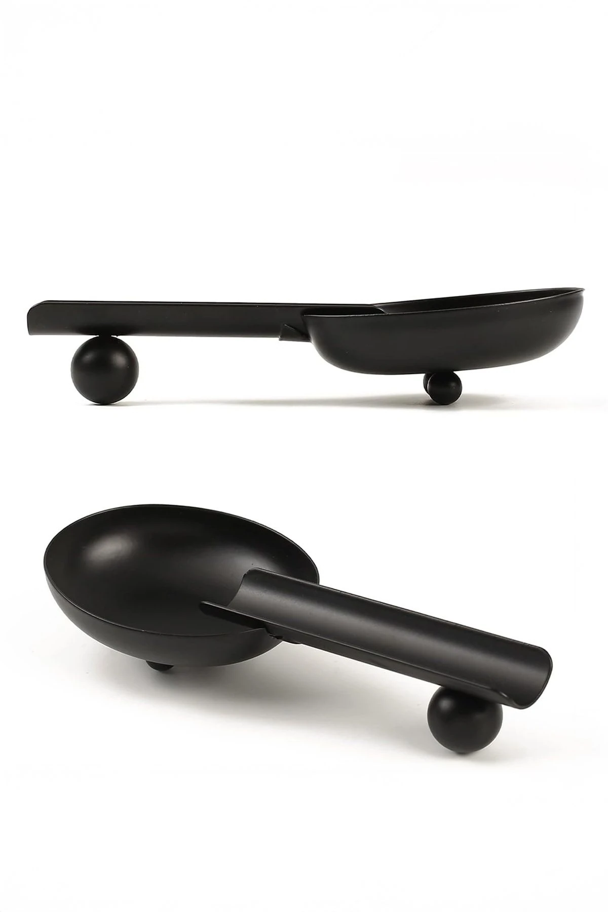 Ayaklı Siyah Çelik Puro Küllüğü Küllük rd58sy