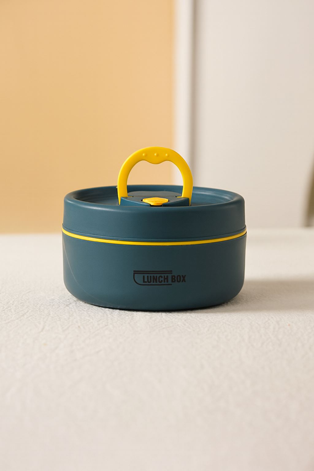 304 Çelik Mavi 430 ml Yemek Saklama Kabı Sefer Tası (SICAK TUTMAZ) cin417mv