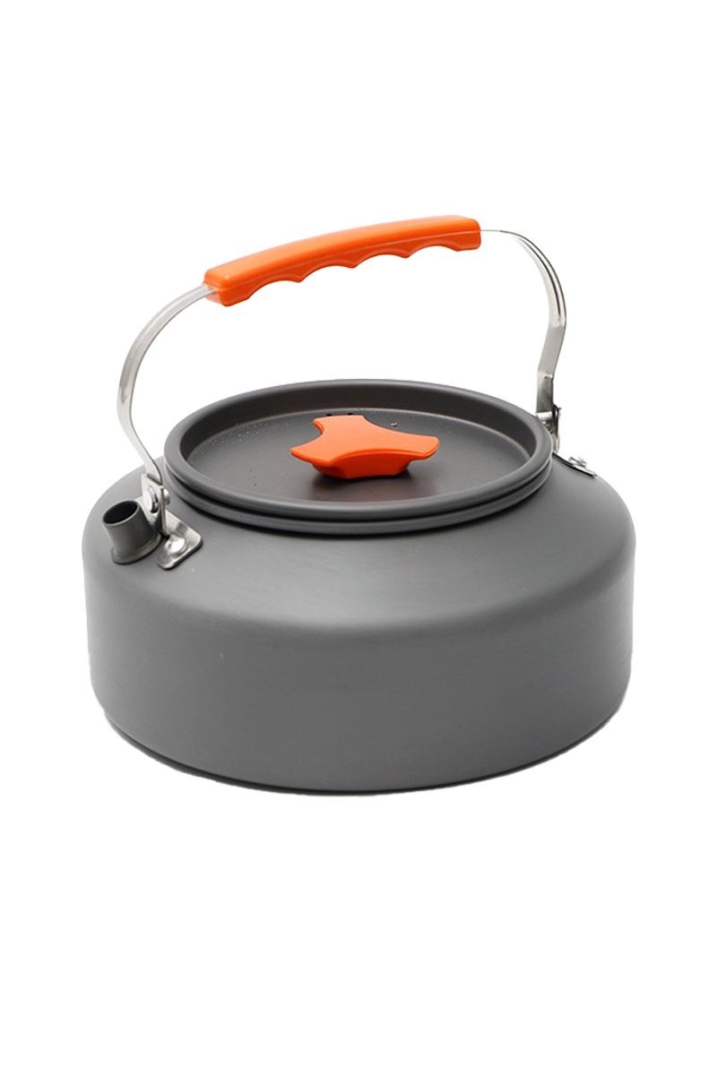 Metal 1600 ml Kulplu Çelik Kamp Ve Piknik Çaydanlığı Su Isıtma Demlik cin939