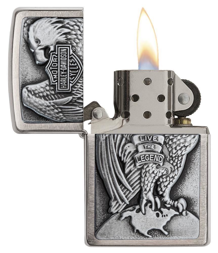 Zippo Çakmak Harley Davidson Demir Kabartma 200hd-h231-036