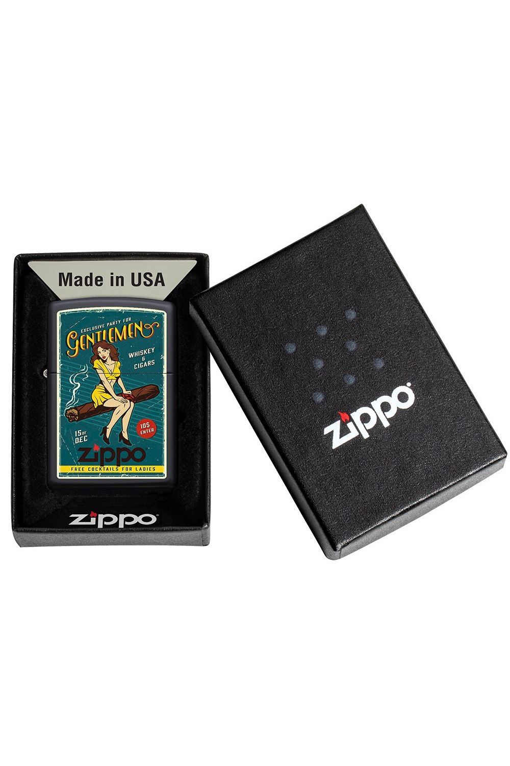 Zippo Çakmak Gentlemen Kız Tasarımı 218-080491