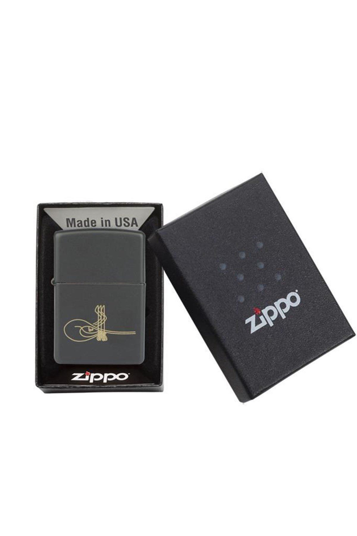 Zippo Çakmak Siyah Tuğra 218-004661