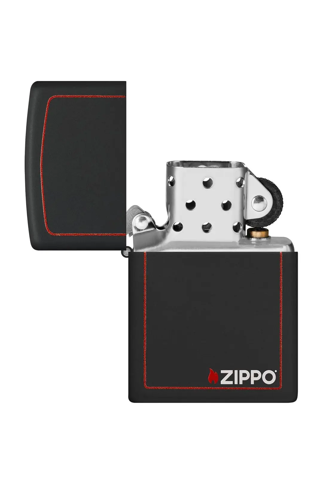 Zippo Çakmak Siyah Kırmızı Border Black Z-Border 218zb-000056