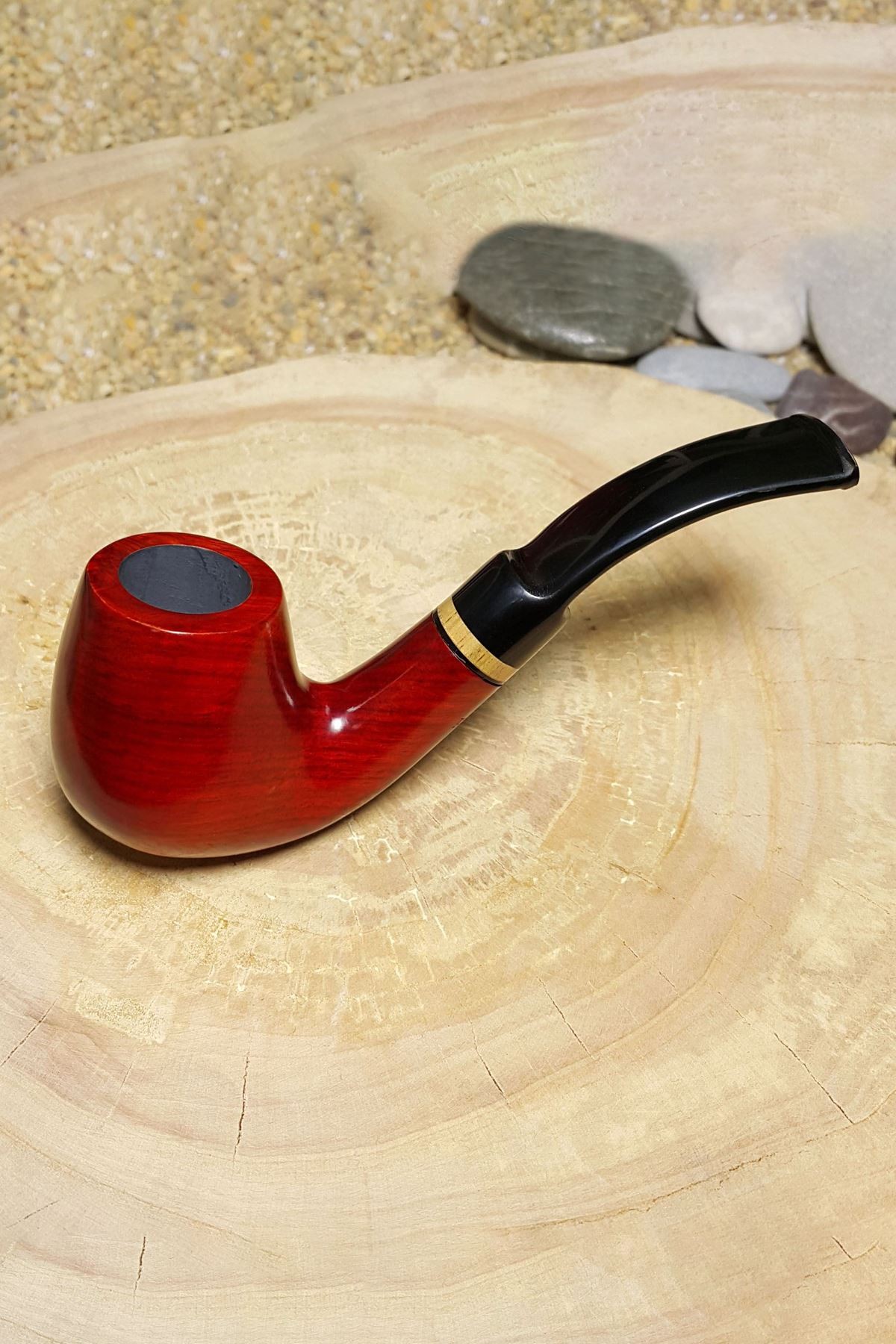 Falconetti Red Sandalwood Ahşap Bilezikli Pipo pt77