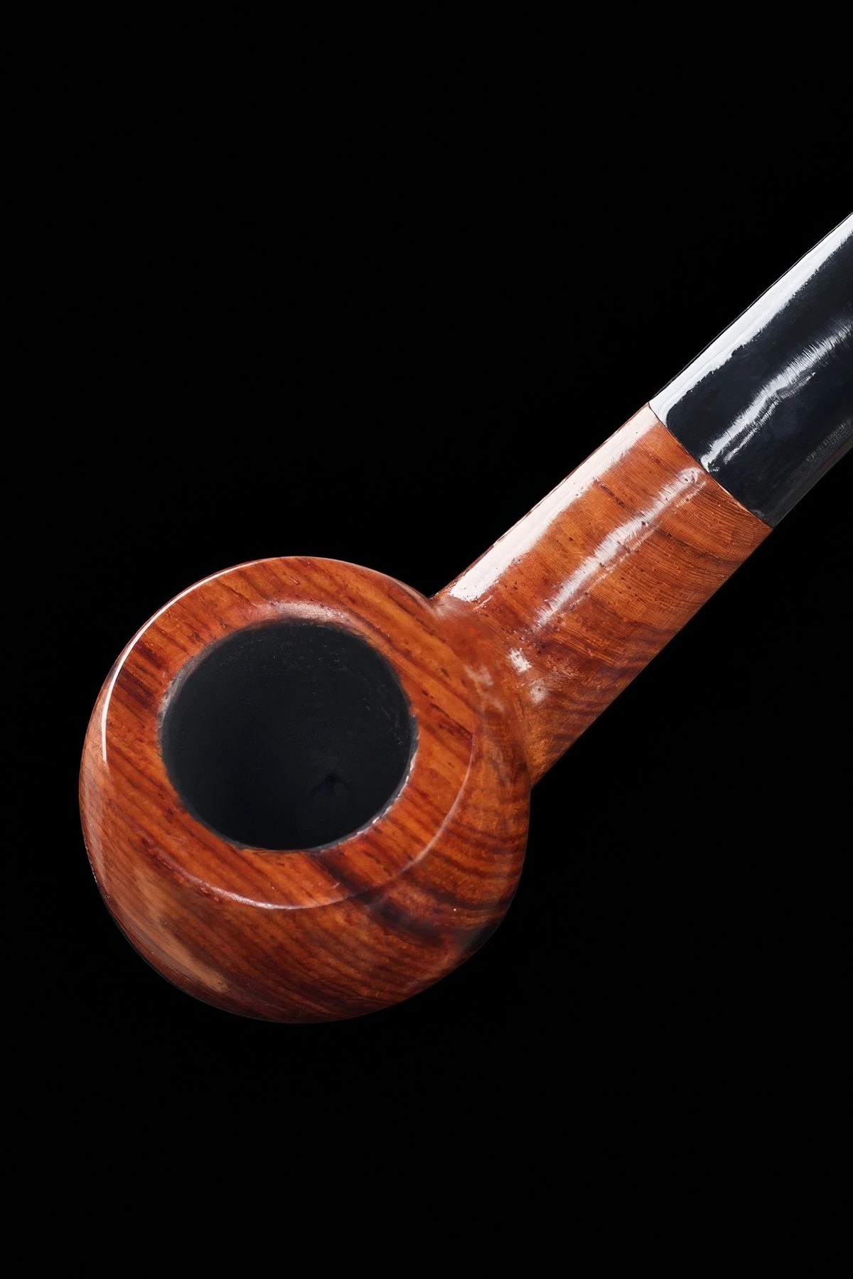 9 mm. Kahverengi Sandalwood Eğimli Sap Mini Ahşap Pipo rd57