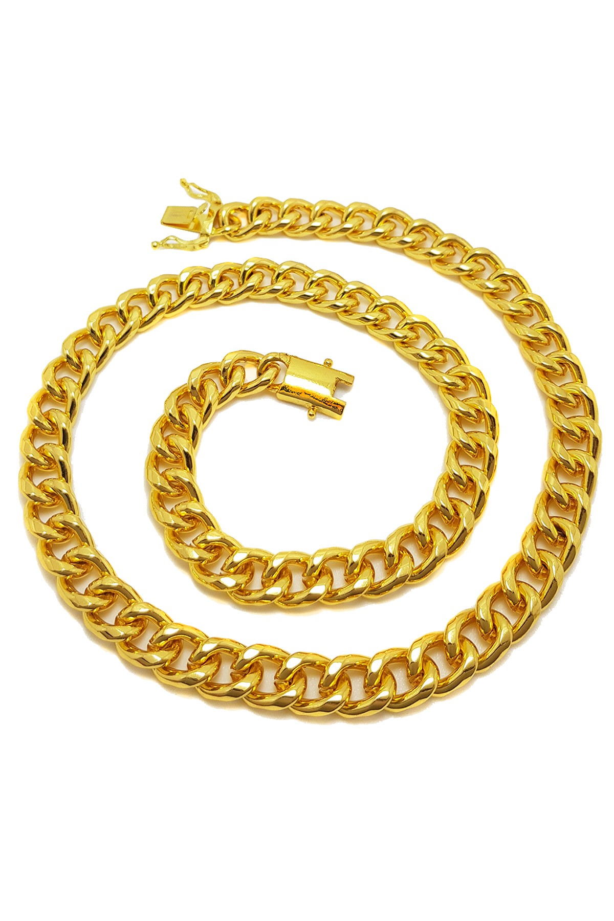 Chavin 11 mm. 58 cm. Gold  Alloy Unisex Zincir ep10sr