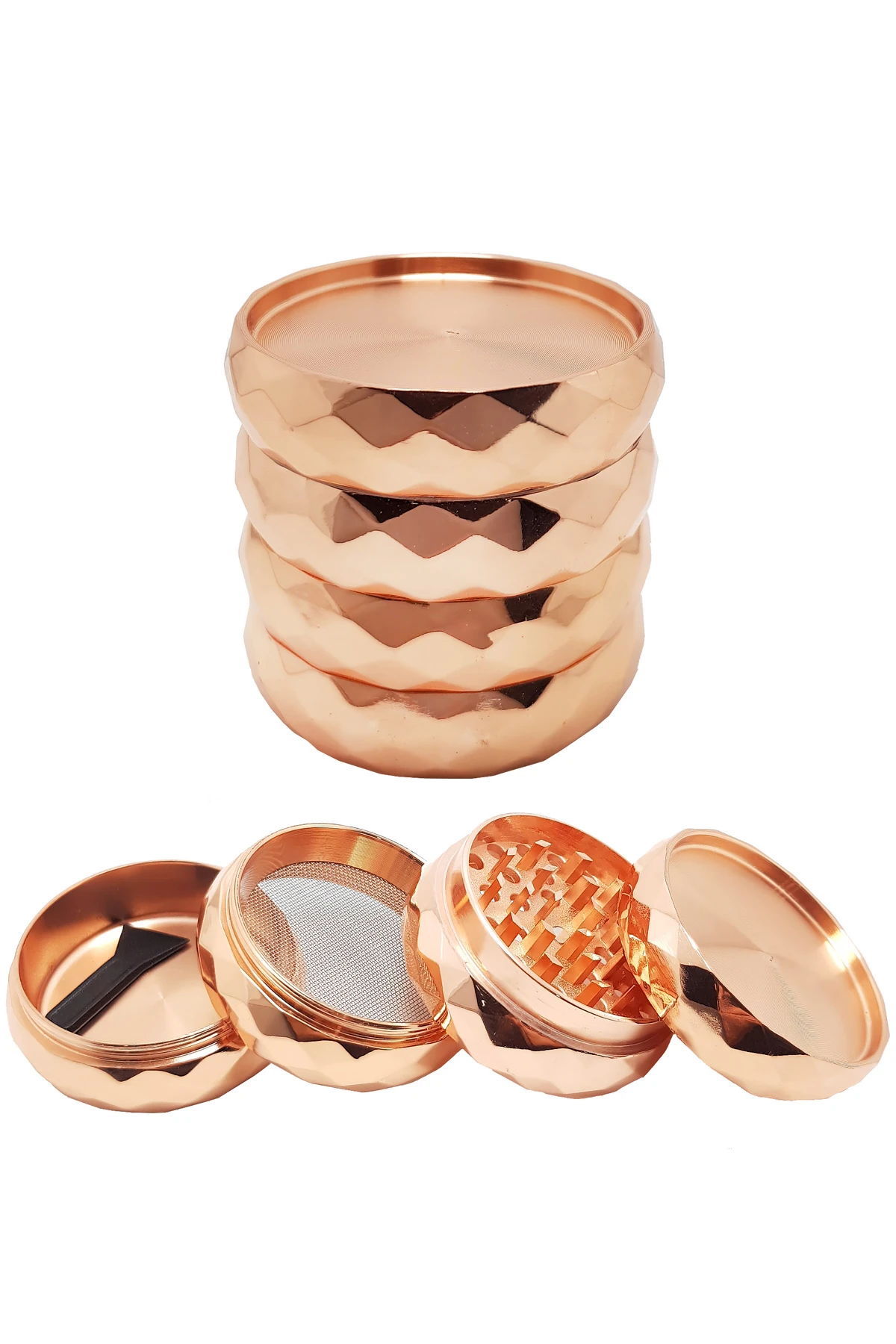 Rose 56 mm. Tütün Baharat Herbal Öğütücüsü Parçalayıcı rb81rs