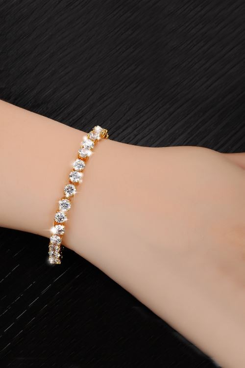 Chavin Kadın Altın Kaplama Su Yolu Swarovski Bileklik cy59