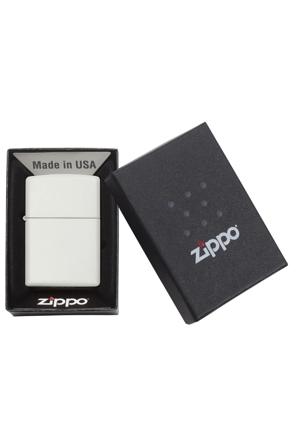 Zippo Çakmak Regular Mat Beyaz White Matte 214-000560