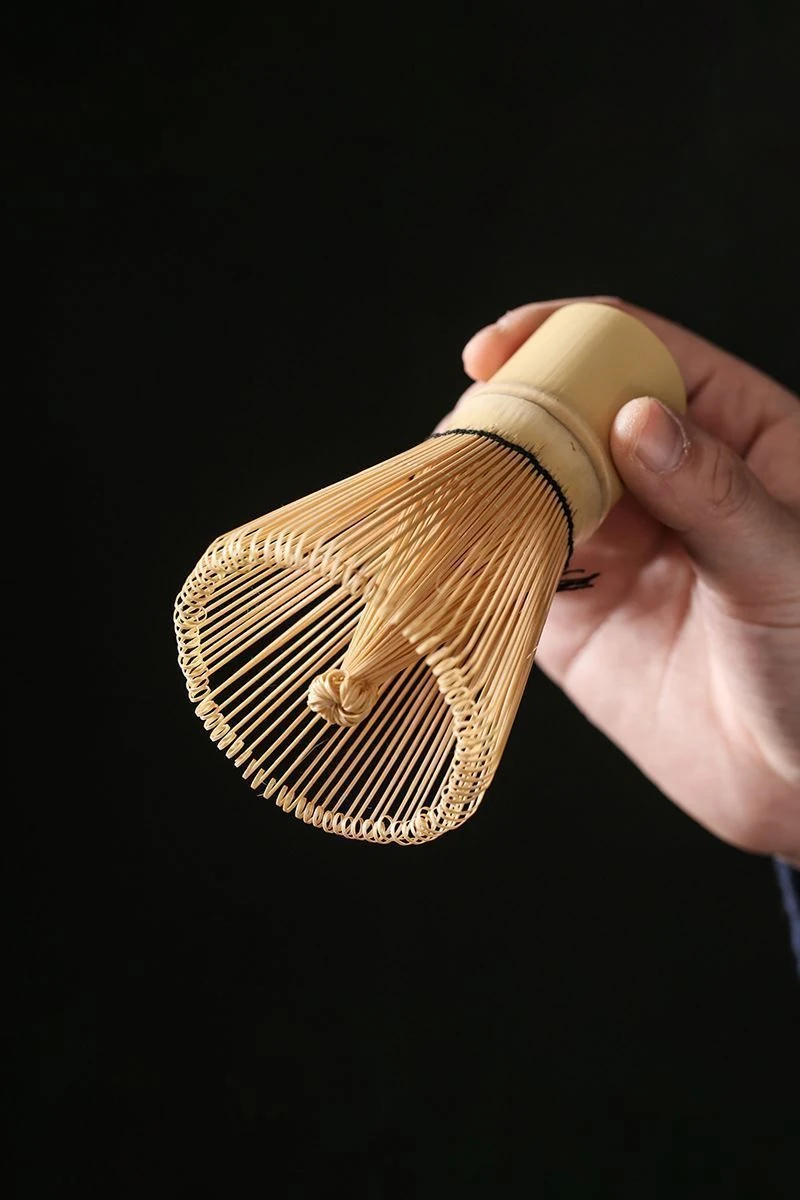 3 Parça Matcha Çayı Fırça ve Bamboo Whisk Tutucu ve Bambu Kaşık Set mt155