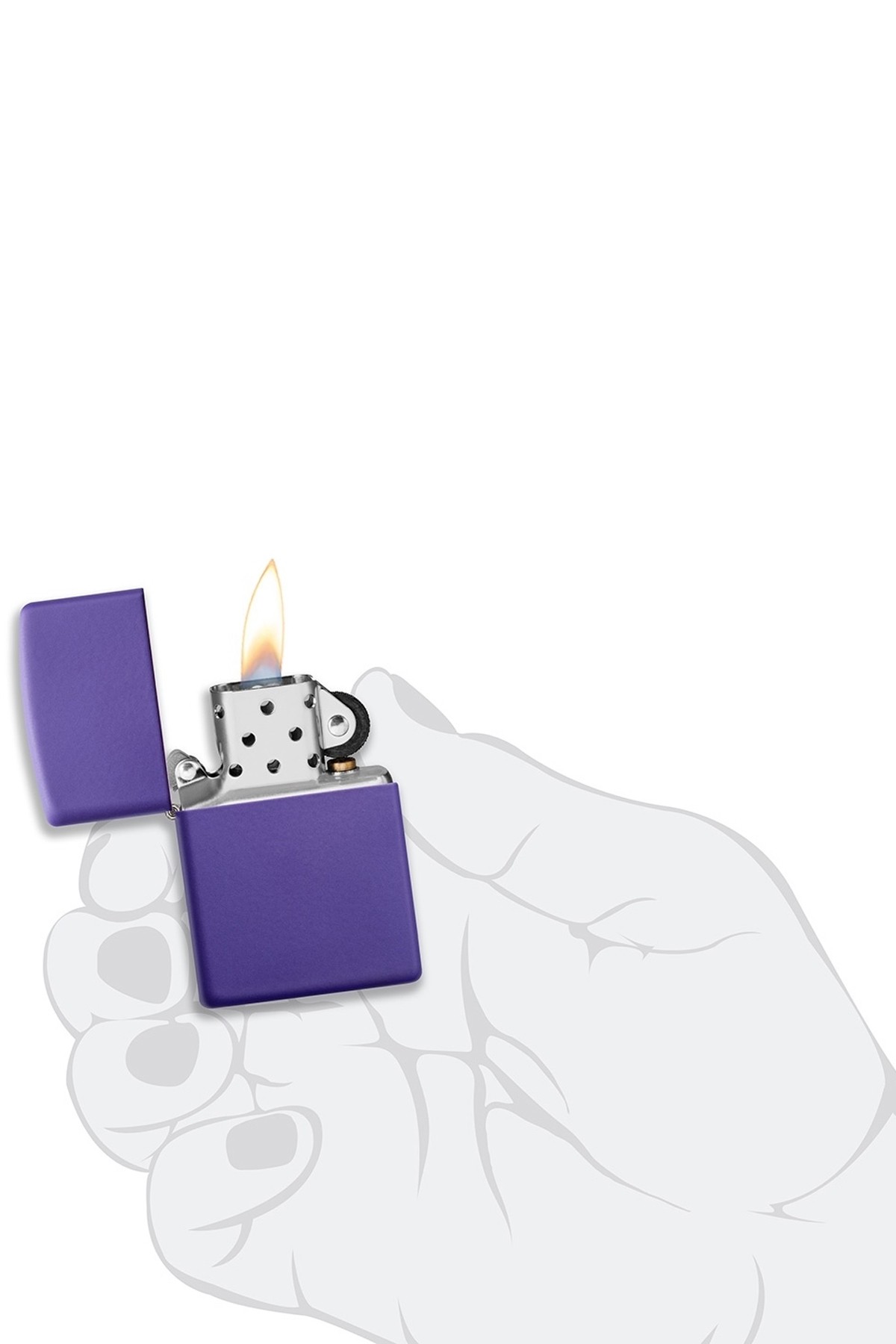 Zippo Çakmak Mor Reg Purple Matte 237-078686