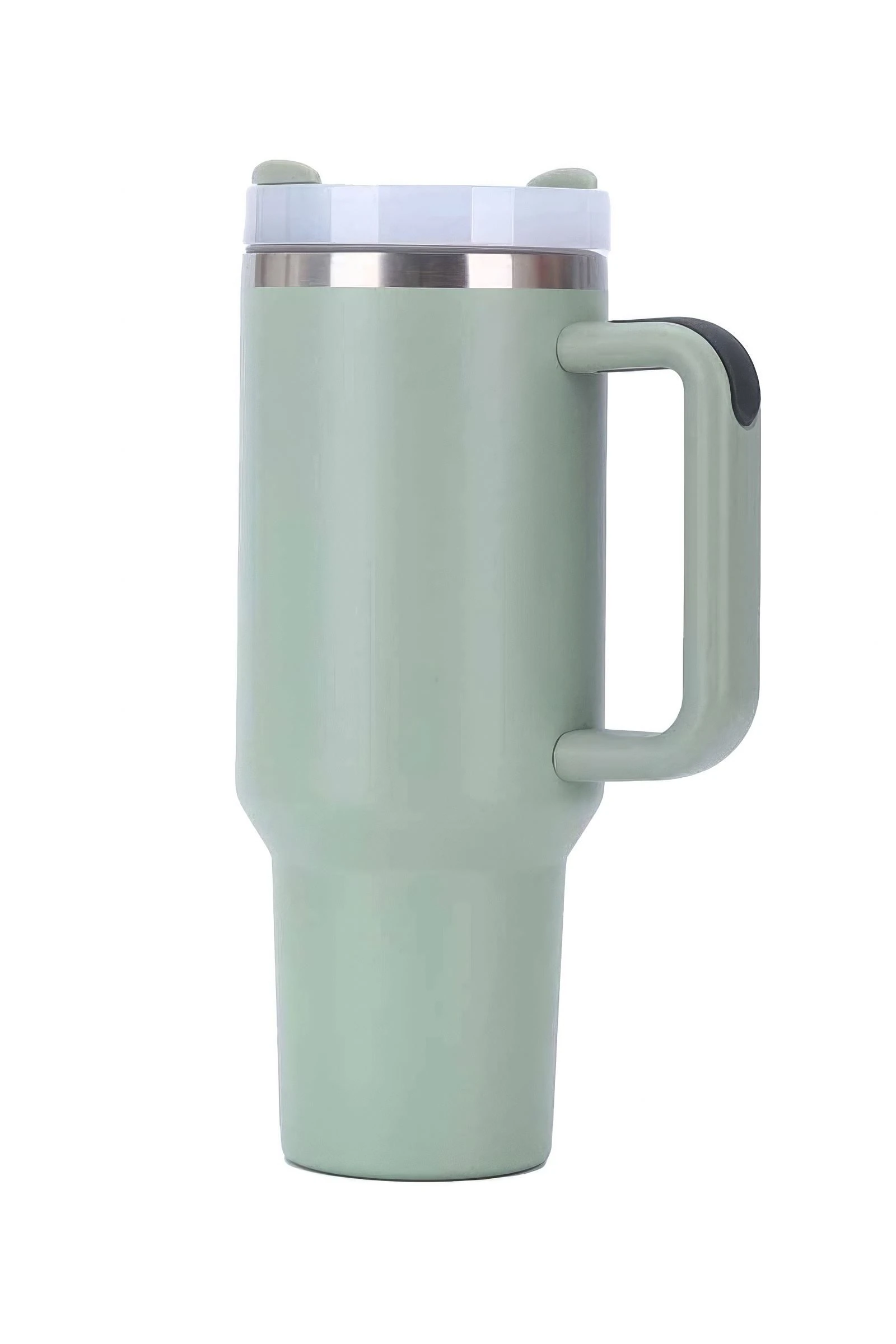 304 L Çelik 1,2 L Pipetli Yeşil El Termos Mug (SIZDIRMAZLIK YOK) cin856ysx