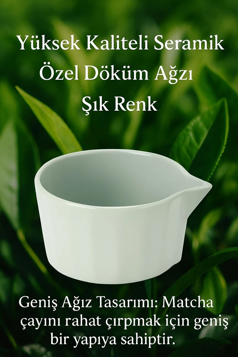 Seramik Matcha Çayı Köpürtme Kasesi Chawan mt245