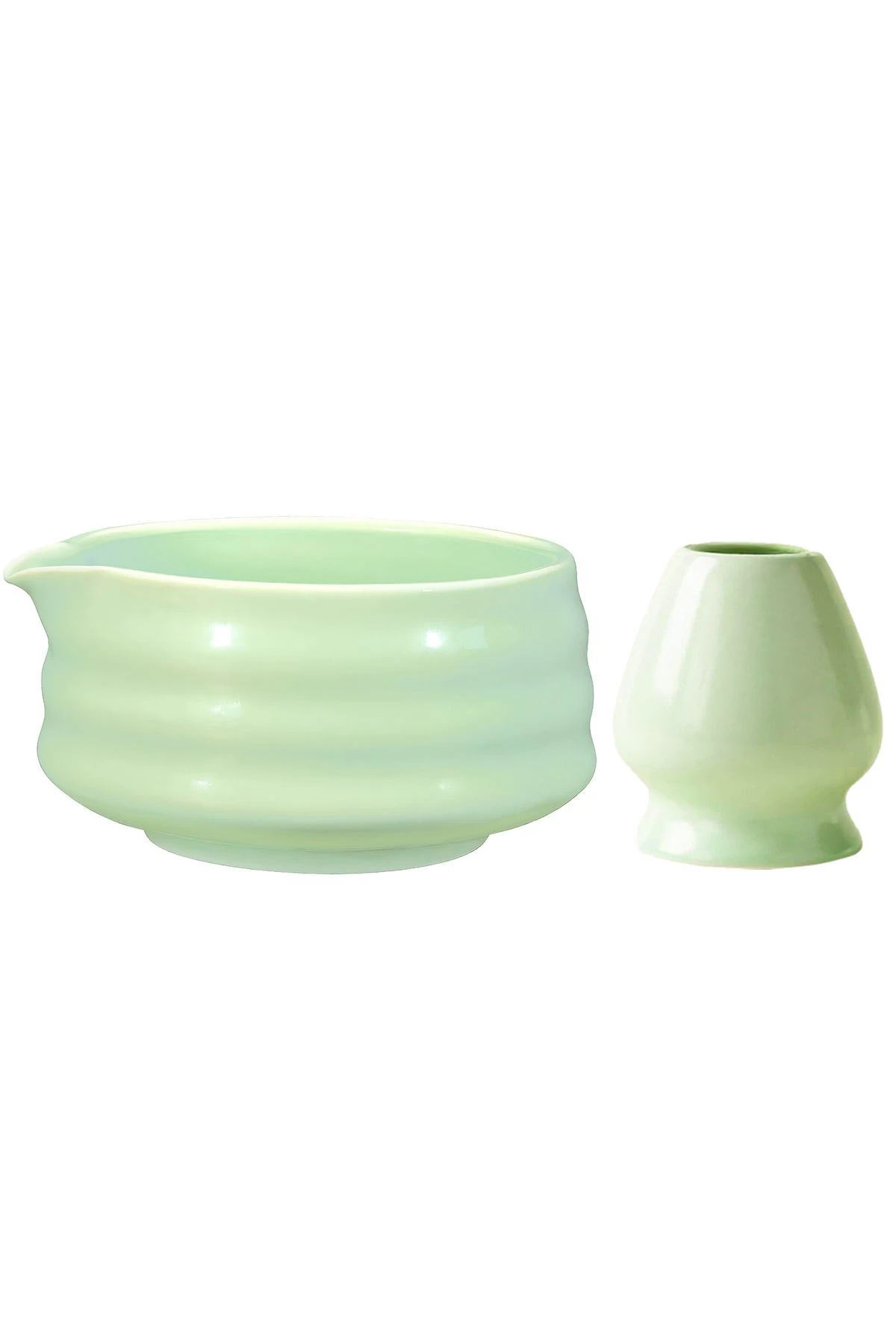 Seramik Chawan Matcha Çayı Köpürtme Kasesi ve Whisk Matcha Tutucu mt216