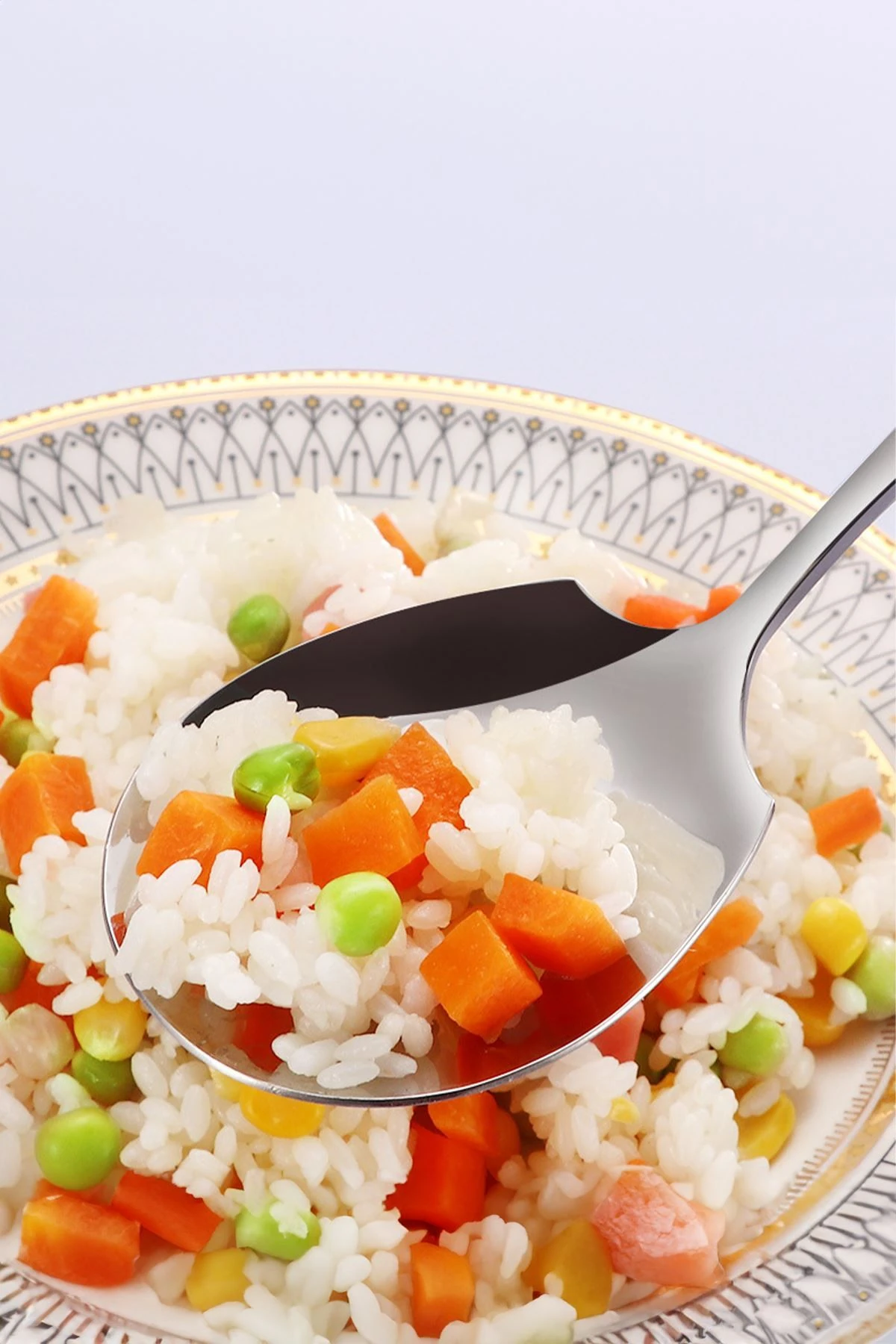 Çelik 22 cm Silver Renk Servis Kaşığı cin747by