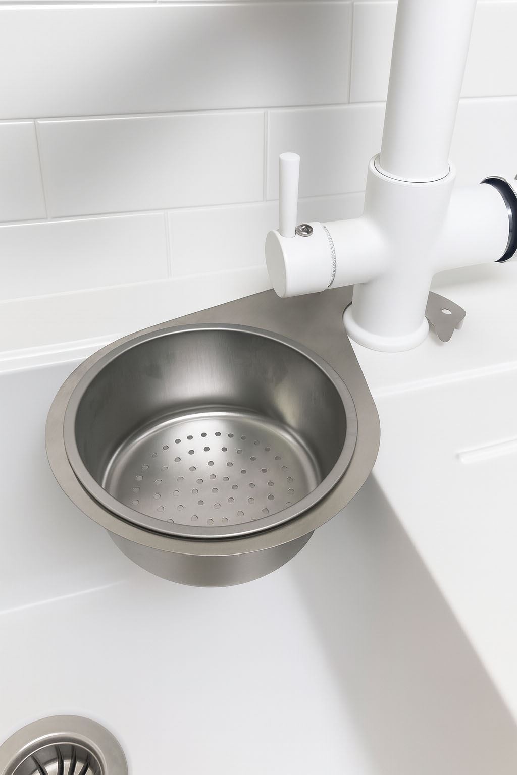 Çelik Kare Evyeler için Mutfak Lavabo Süzgeci Sebze Yıkama Lavabo Çöp Sepeti 