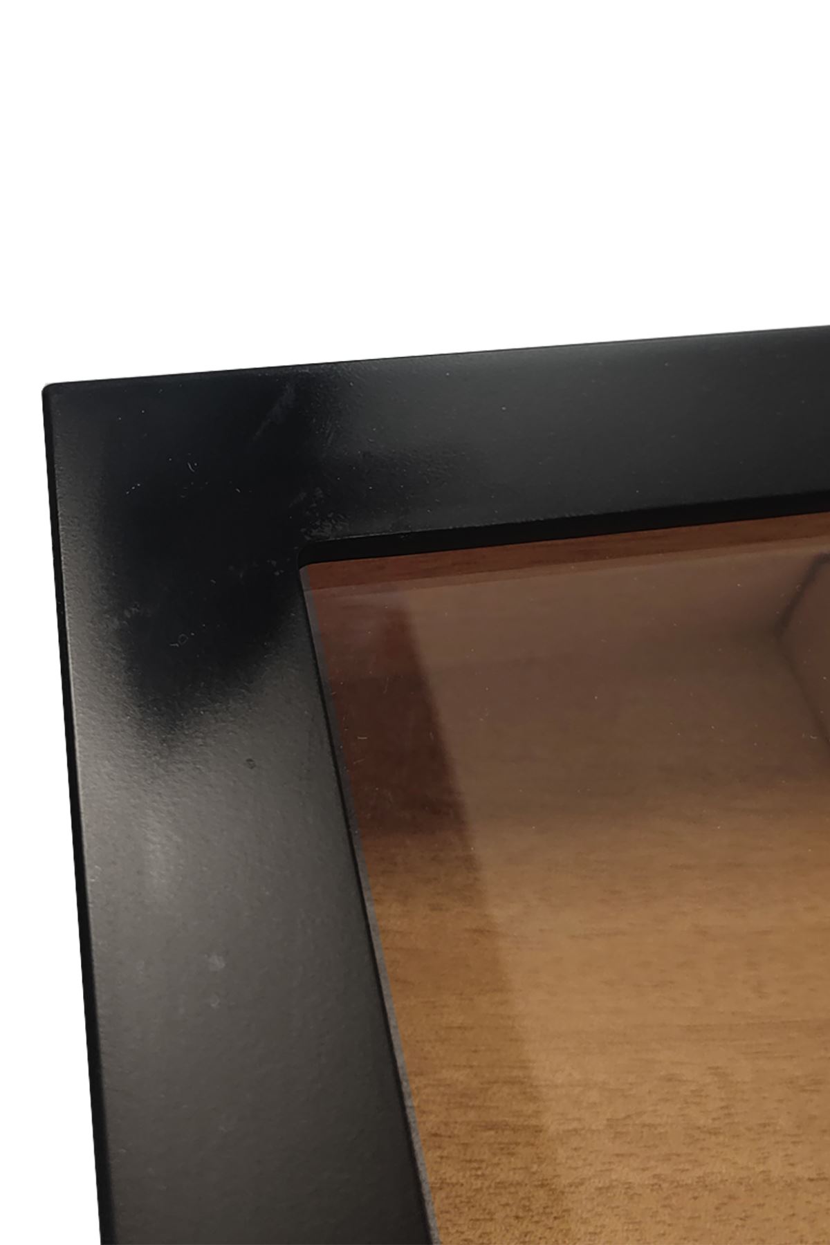 Falconetti Def olu Siyah Camlı Kısa Humidor Puro Kutusu rc06sy-d3