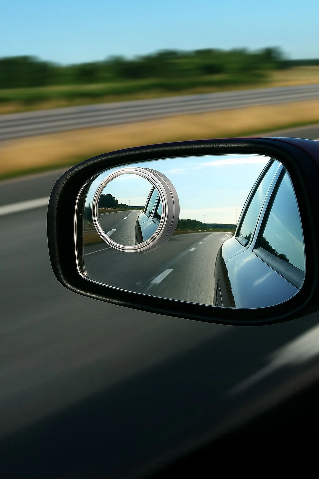 1 Adet Yapışkanlı 360 Derece Otomobil Motosiklet Kör Nokta Yan Aynası mt232