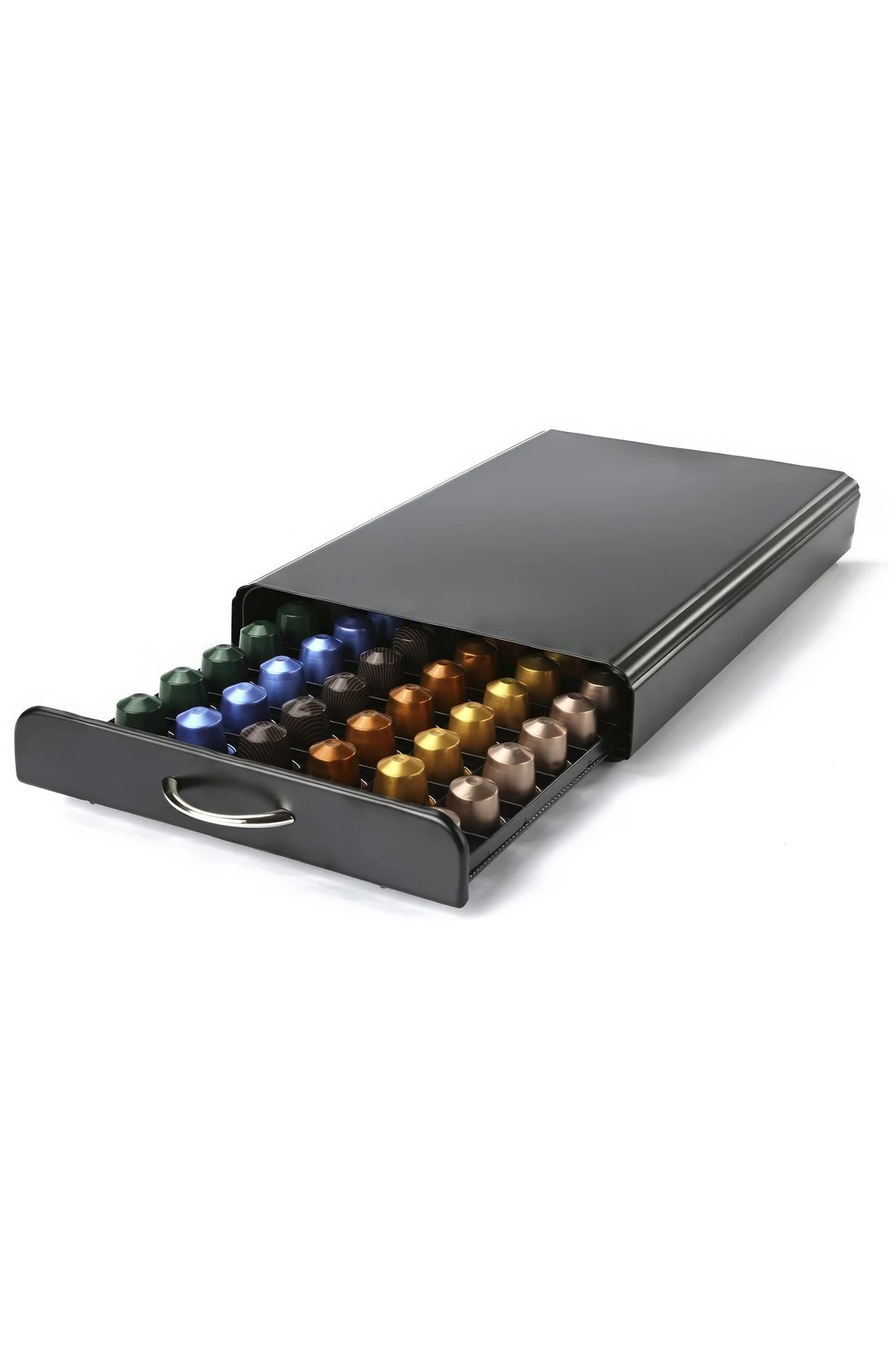 60 Adet Kapasiteli Nespresso Kapsül Kahve Standı Kahve Çekmecesi mt195sy