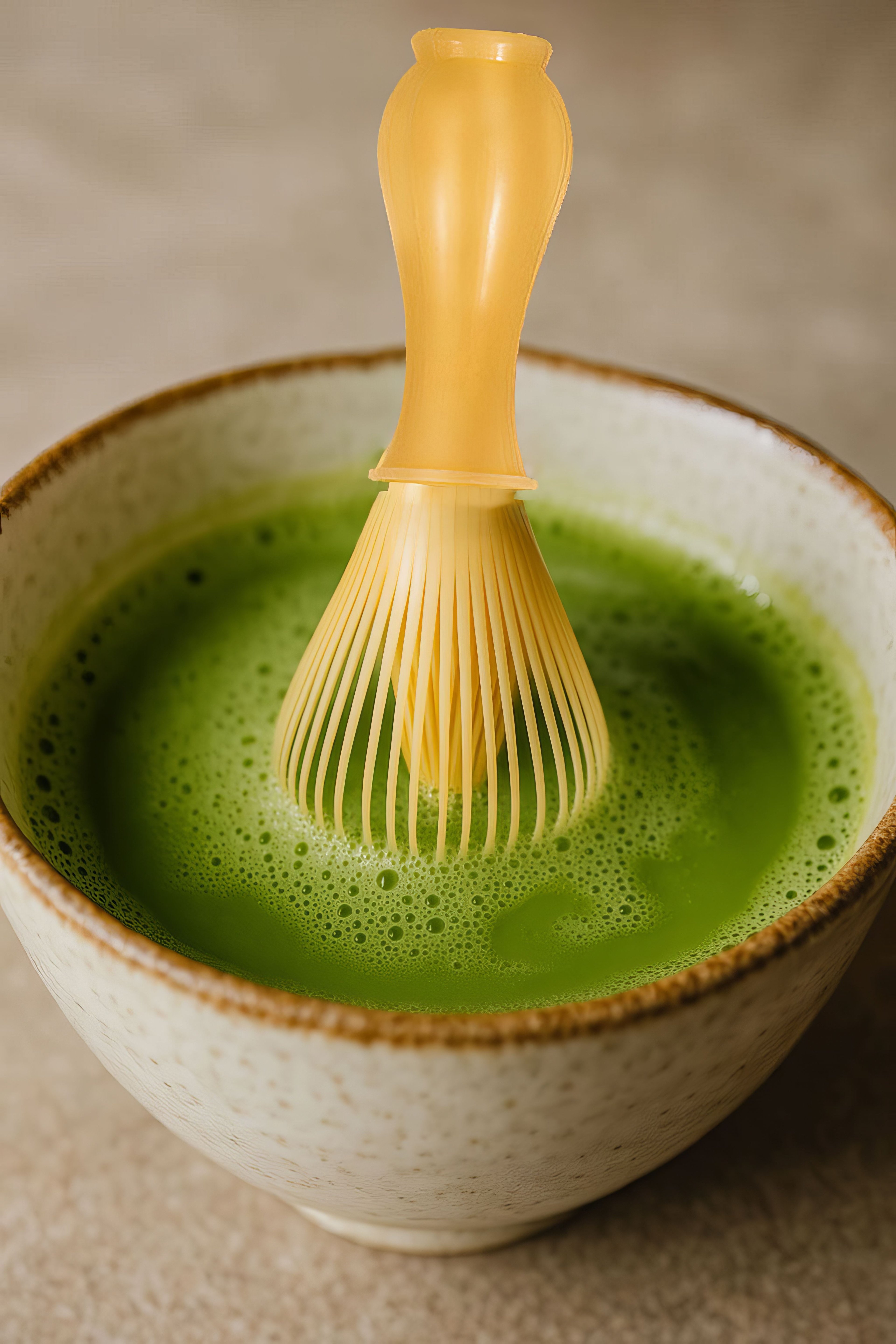 Reçine Matcha Çayı Karıştırıcı Fırça Whisk Köpürtücü mt209