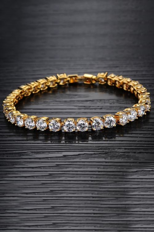Chavin Kadın Altın Kaplama Su Yolu Swarovski Bileklik cy59