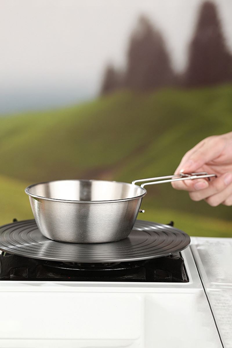 Çelik 550 ml Katlanır Kulp Ölçekli Kamp Ve Piknik Kasesi  mt103
