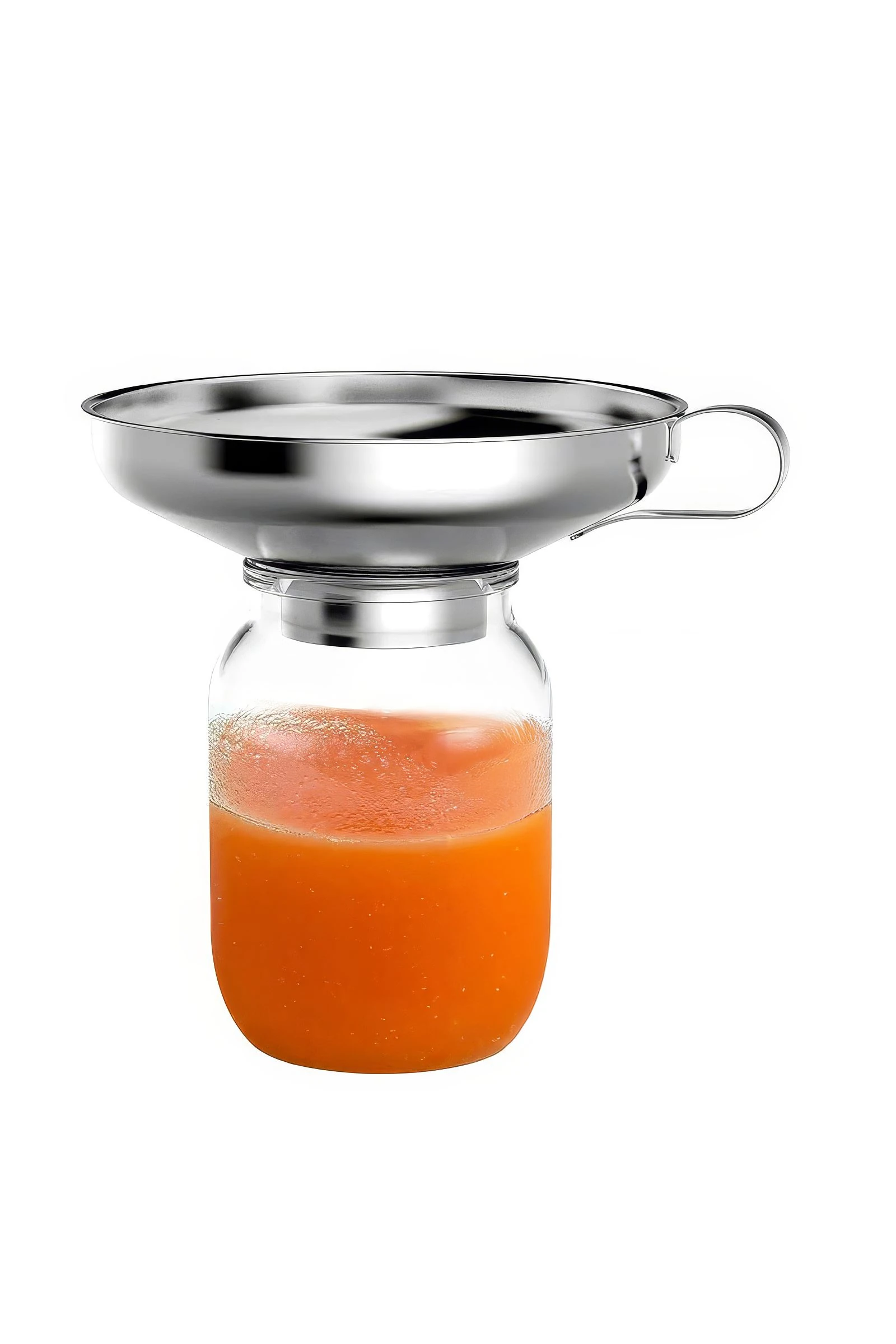 304 Çelik Geniş Ağızlı 5,3 cm. Bakliyat Kavanoz Konserve Reçel Hunisi cin703