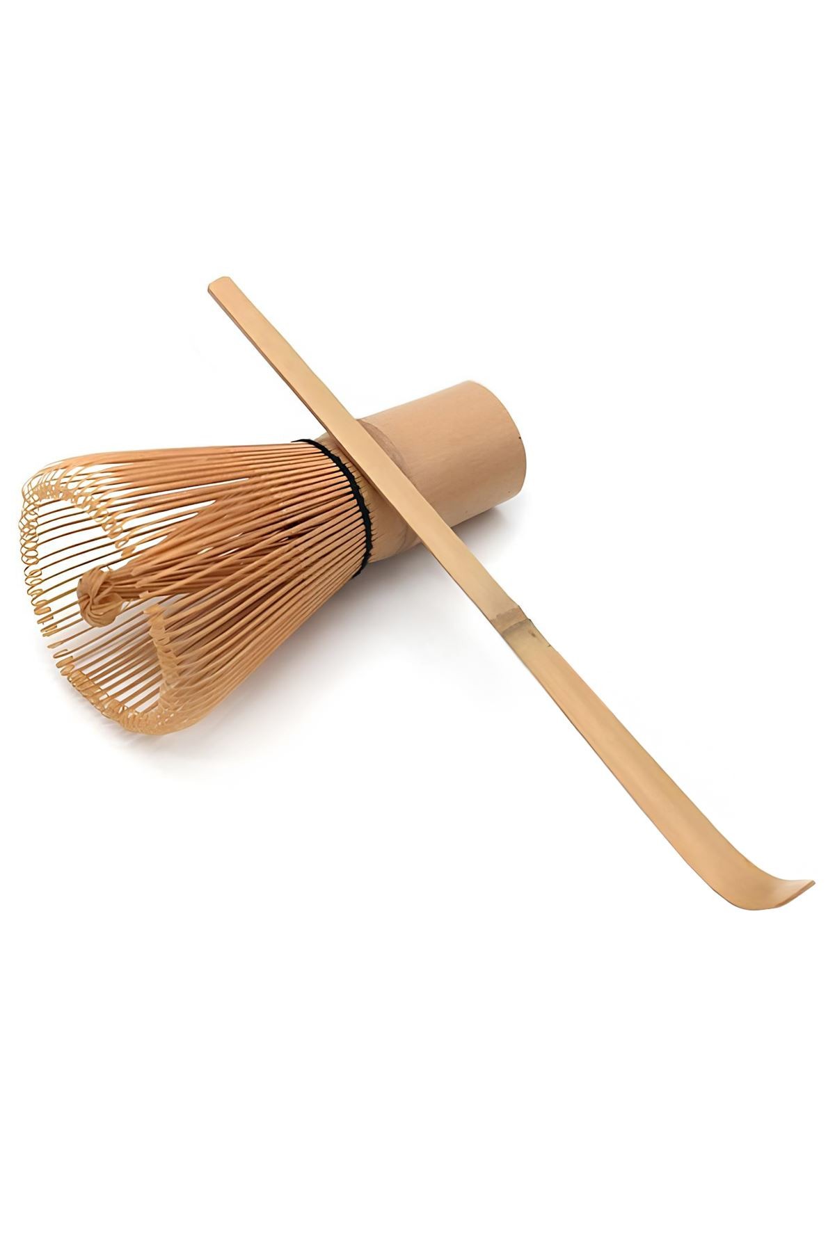 Bambu Matcha Çayı Kaşık ve Karıştırıcı Fırça Bamboo Whisk Köpürtücü cin552