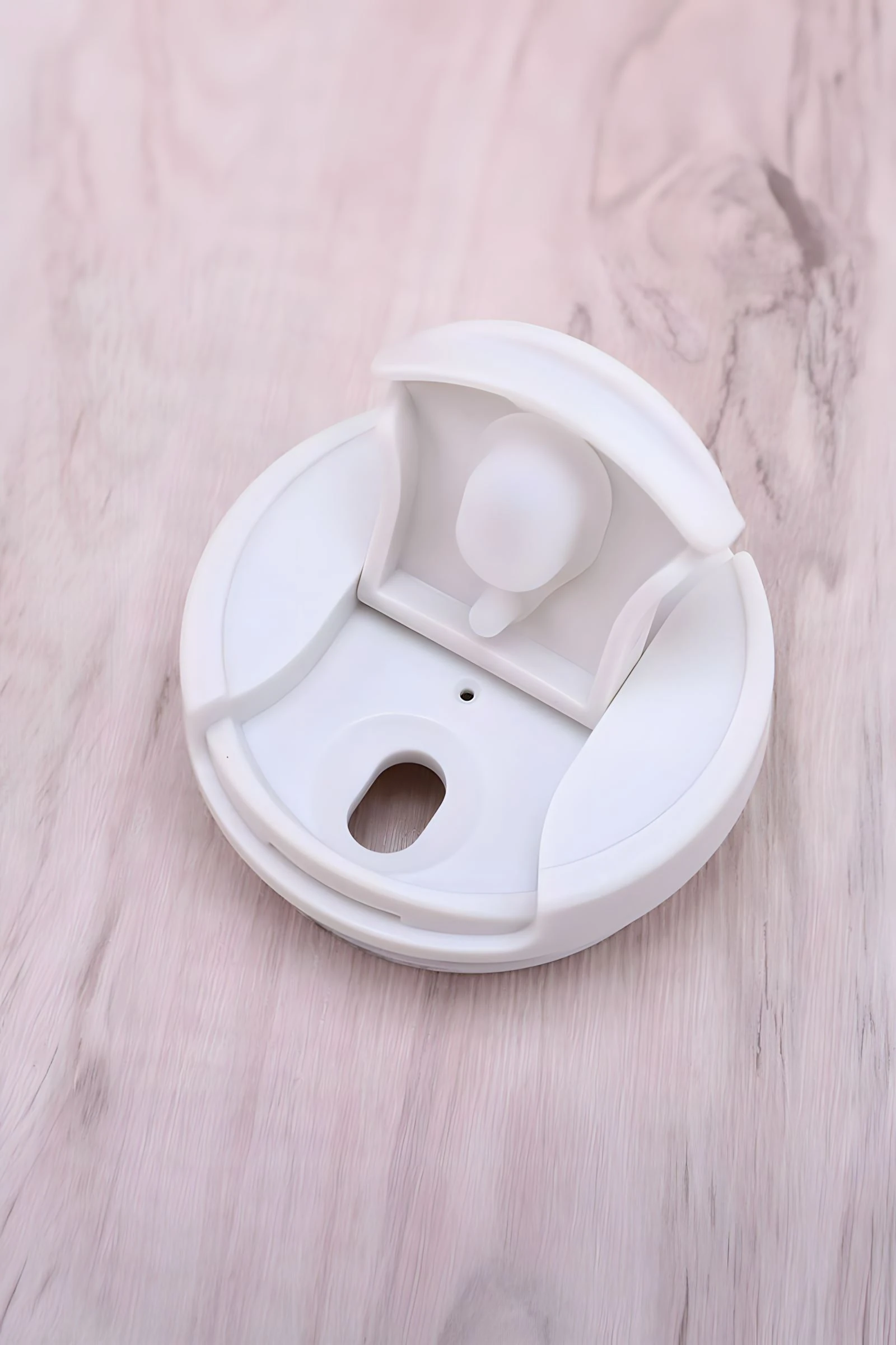 304 L Çelik 500 ml. Mor Beyaz Degrade El Termos Mug cin917mr