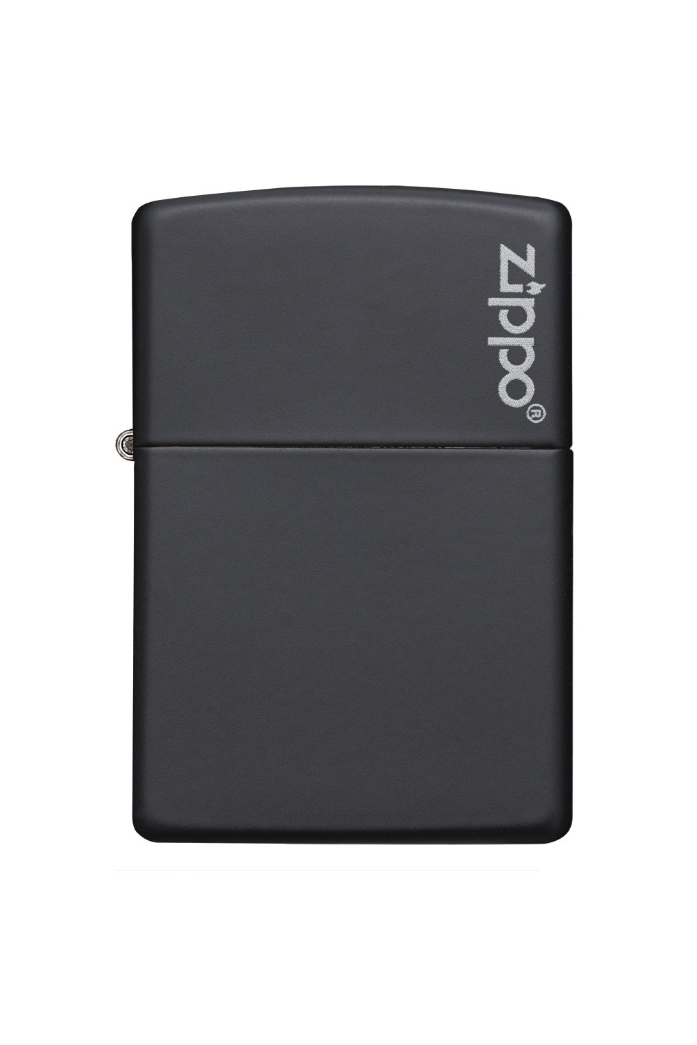 Zippo Çakmak Black Matte Siyah Logo 218zl-000023