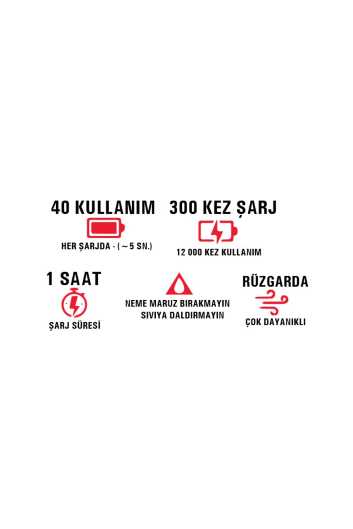 Zippo Çakmaklar için Elektrikli iç Yedek Çakmak 65828