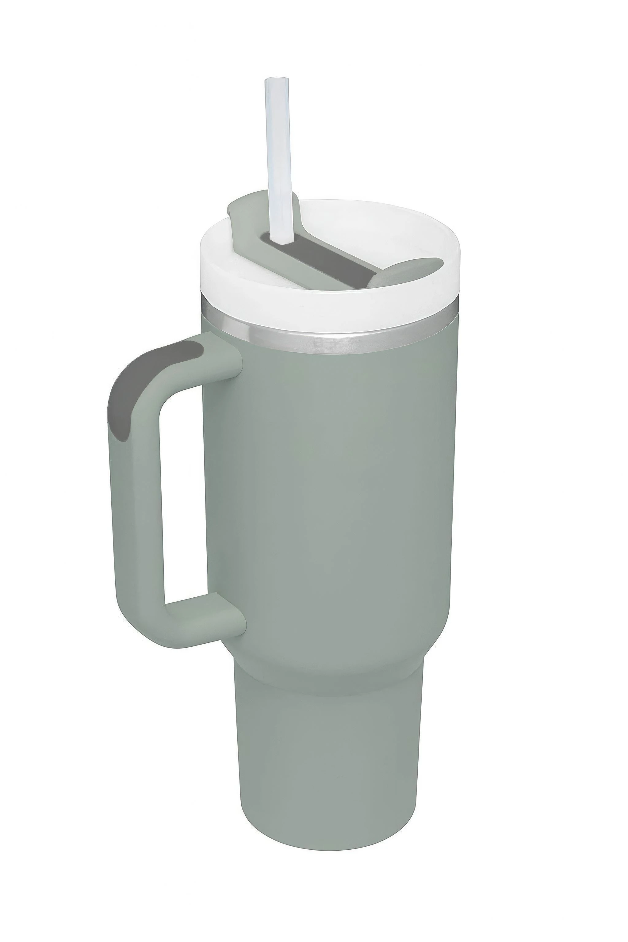 304 L Çelik 1,2 L Pipetli Yeşil El Termos Mug (SIZDIRMAZLIK YOK) cin856ysx