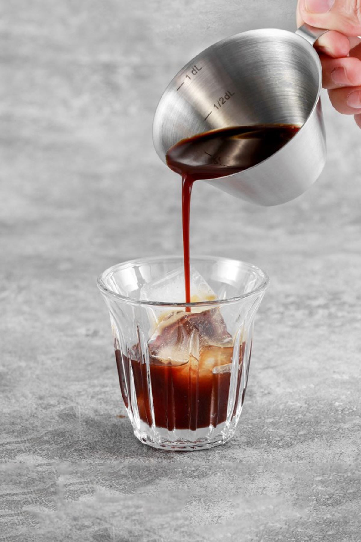 Paslanmaz Çelik Espresso Shot Kupası Kahve Jug Ölçü Bardağı cin450