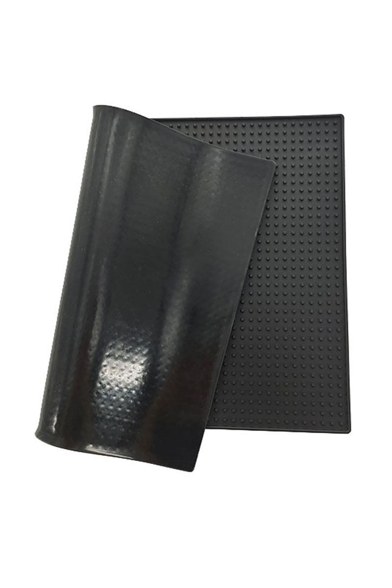 30x45 cm. 5 mm. Mat Siyah Renk Büyük Bar Lastiği cin920