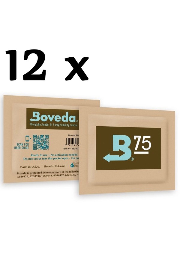 B75 Boveda 12 Adet Jel Otomatik Humidor Nemlendiricisi pp64-12