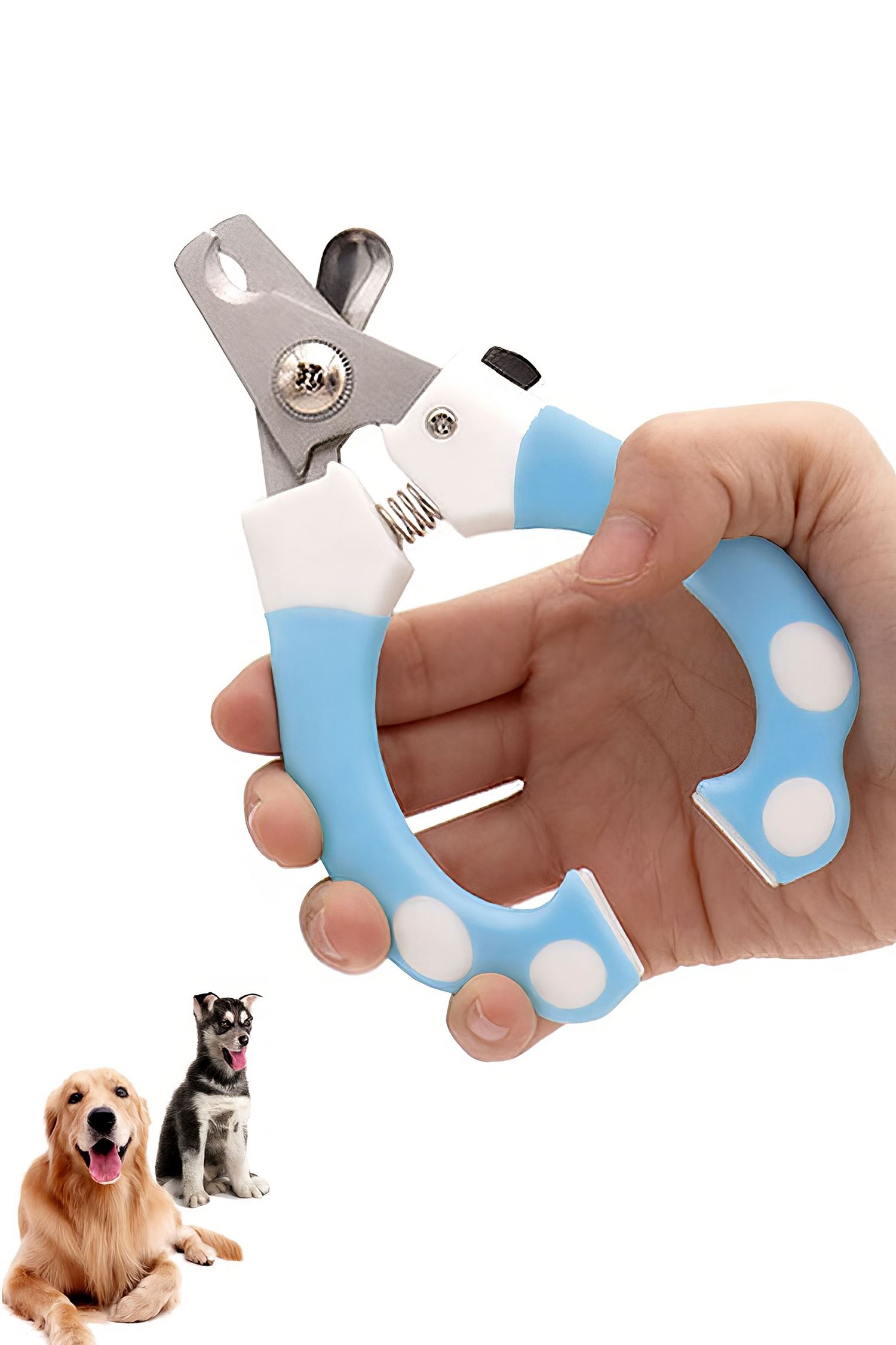 WF Çelik Uçlu Mavi Kedi Köpek Büyük Tırnak Makası cin313mv