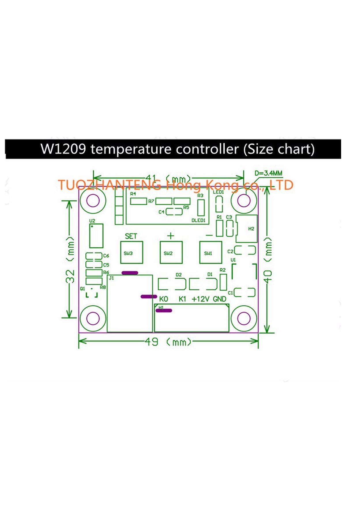 Hazır Kurulu Kuluçka Termostatı Termostat Ayarı Yapılmış thr249