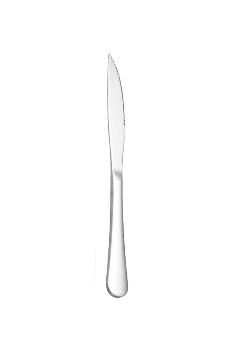 1010 Çelik 22,8 cm Gümüş Sofra Biftek Et Kesme Bıçağı cin997by
