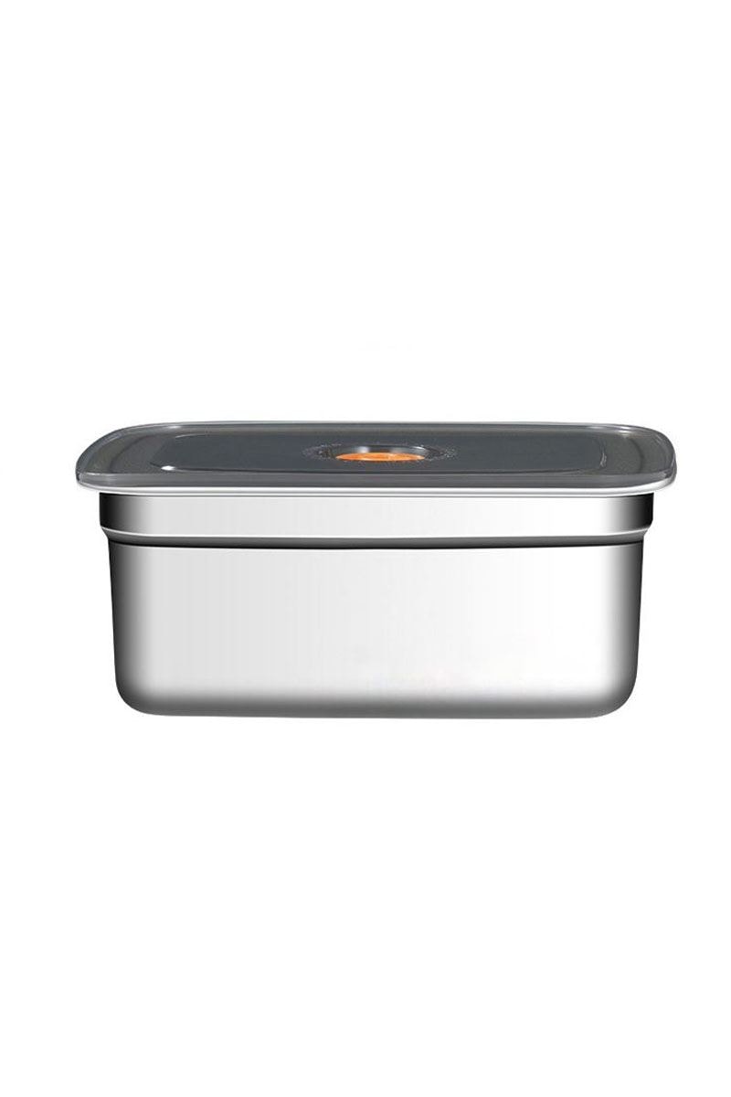 Çelik 2200 ml Yemek Meyve Et Buzdolabı Beslenme Saklama Kabı mt110-22