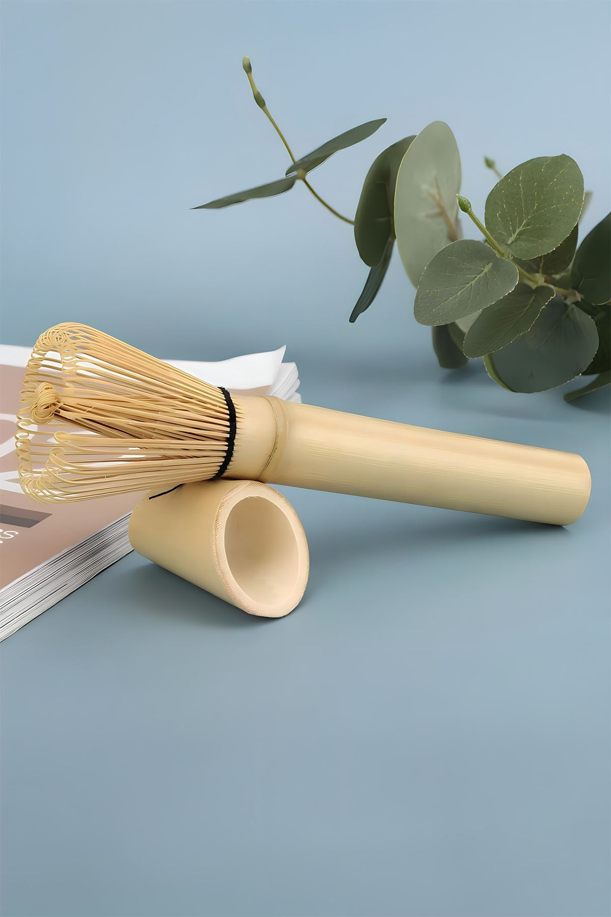Bambu Matcha Çayı Karıştırıcı Fırça Bamboo Whisk Usucha Köpürtücü mt208