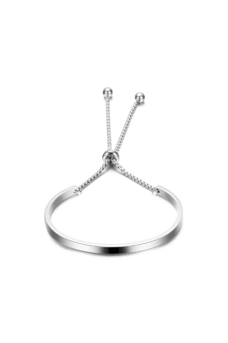 Chavin Bilek Ayarlı Kelepçe Bayan Çelik Bileklik eb21